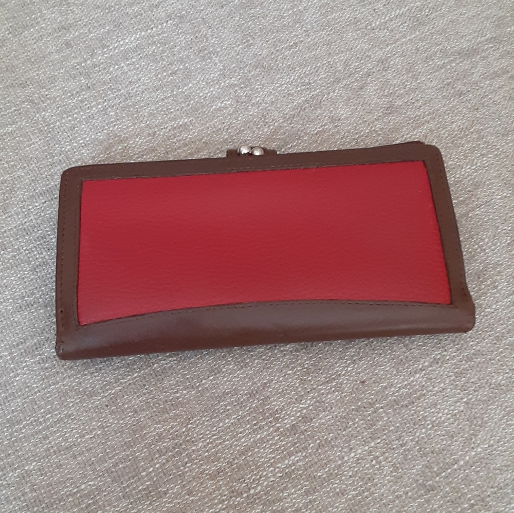 Coach  vintage Red and Brown Women's Wallet - Picture 11 of 12